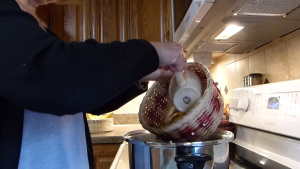 Tea Staining a basket