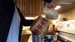 Tea Staining a basket