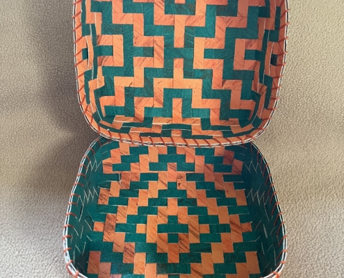 Painted Paper Tray 2